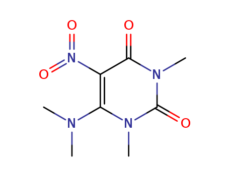 2,4(1H,3H)-Pyrimidinedione, 6-(dimethylamino)-1,3-dimethyl-5-nitro- cas  68978-65-4