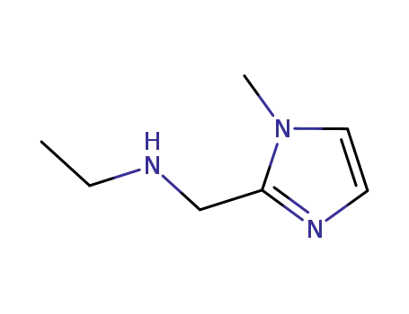 Molecular Structure of 642075-18-1 (ETHYL-(1-METHYL-1 H-IMIDAZOL-2-YLMETHYL)-AMINE)