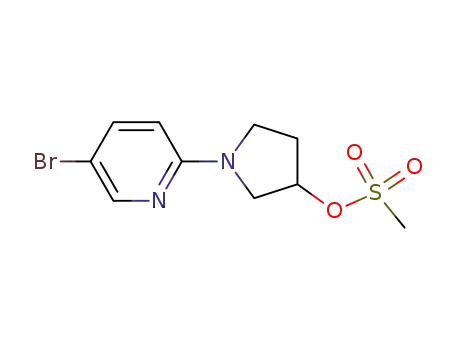 1-(5-bromopyridin-2-yl)pyrrolidin-3-yl methanesulfonate