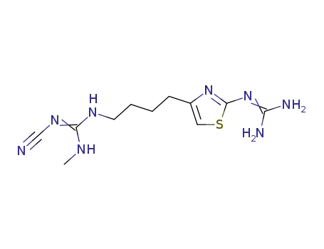 4-[2-(2-シアノ-3-メチルグアニジノ)ブチル]-2-グアニジノチアゾール