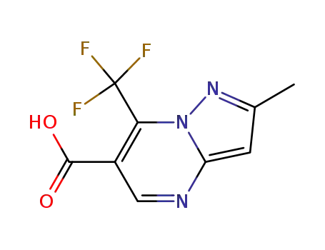 2-Methyl-7-(trifluoromethyl)pyrazolo[1,5-a]pyrimidine-6-carboxylic acid