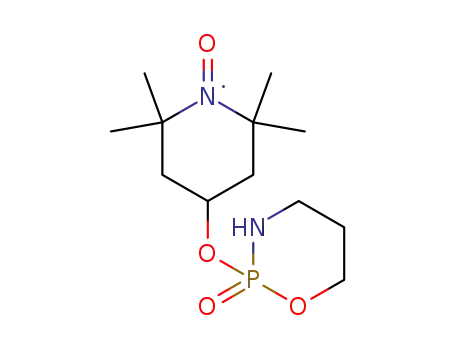 Molecular Structure of 64566-84-3 (2,2,6,6-tetramethyl-4-[(2-oxido-1,3,2-oxazaphosphinan-2-yl)oxy]piperidin-1-ol)