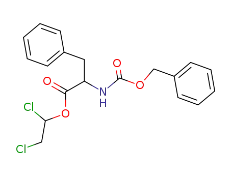 Molecular Structure of 64286-84-6 (N-(Benzyloxycarbonyl)-L-phenylalanine 1,2-dichloroethyl ester)