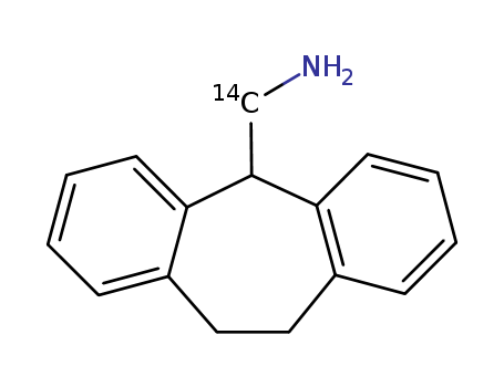 5H-Dibenzo[a,d]cycloheptene-5-methanamine-a-14C, 10,11-dihydro- (9CI)