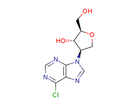 D-Arabinitol,1,4-anhydro-2-(6-chloro-9H-purin-9-yl)-2-deoxy- (9CI) cas  64332-71-4