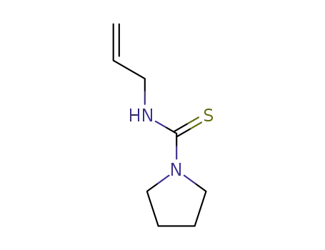 Molecular Structure of 64574-86-3 (1-Pyrrolidinecarbothioamide,N-2-propenyl-(9CI))