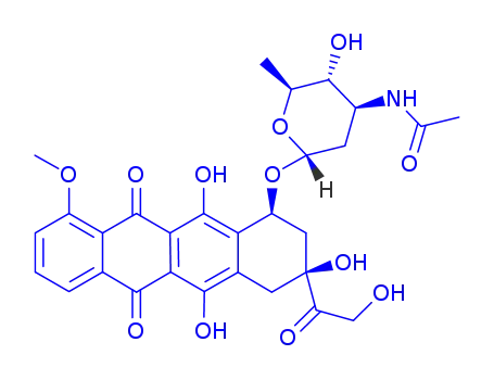 Molecular Structure of 69299-74-7 (N-acetyldoxorubicn)