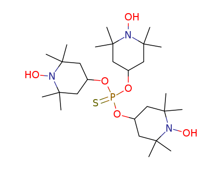 4-Piperidinol,1-hydroxy-2,2,6,6-tetramethyl-, 4,4',4''-phosphorothioate (9CI) cas  64566-89-8