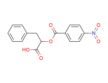Molecular Structure of 69056-26-4 (2-[(4-nitrobenzoyl)oxy]-3-phenylpropanoic acid)