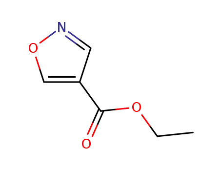 Molecular Structure of 80370-40-7 (ISOXAZOLE-4-CARBOXYLIC ACID ETHYL ESTER)