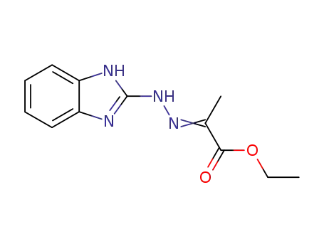 Propanoic acid, 2-(1H-benzimidazol-2-ylhydrazono)-, ethyl ester