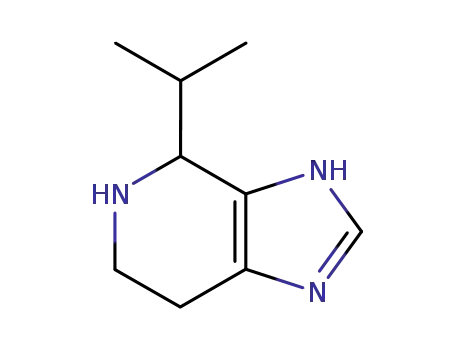 Molecular Structure of 64423-48-9 (1H-Imidazo[4,5-c]pyridine,4,5,6,7-tetrahydro-4-(1-methylethyl)-(9CI))