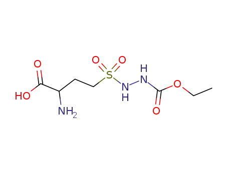 Molecular Structure of 69164-81-4 (2-amino-4-{[2-(ethoxycarbonyl)hydrazinyl]sulfonyl}butanoic acid)