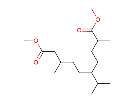 optically inactive 5-isopropyl-2,8-dimethyl-decanedioic acid dimethyl ester