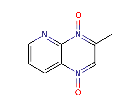 Molecular Structure of 64204-19-9 (Pyrido[2,3-b]pyrazine, 3-methyl-, 1,4-dioxide (9CI))
