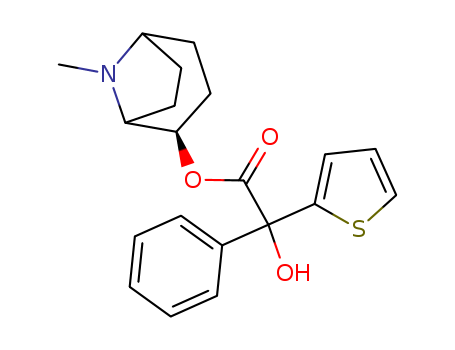 2-Thiopheneacetic acid,a-hydroxy-a-phenyl-,8-methyl-8-azabicyclo[3.2.1]oct-2-yl ester, [1R-[1a,2b(R*),5a]]- (9CI)