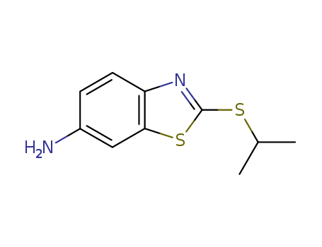 2-[(1-methylethyl)thio]-6-Benzothiazolamine