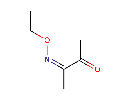 Molecular Structure of 64954-00-3 (2,3-Butanedione, mono(O-ethyloxime), (Z)- (9CI))