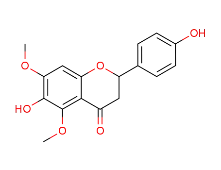 Molecular Structure of 6951-57-1 (6-hydroxy-2-(4-hydroxyphenyl)-5,7-dimethoxy-2,3-dihydro-4H-chromen-4-one)