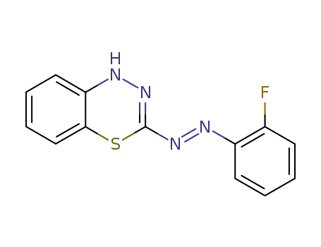 1H-4,1,2-Benzothiadiazine,3-[2-(2-fluorophenyl)diazenyl]- cas  64712-92-1