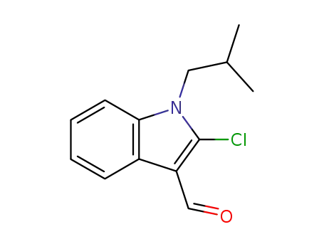 2-chloro-1-(2-methylpropyl)-1H-indole-3-carbaldehyde