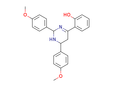 Phenol,2-[1,2,5,6-tetrahydro-2,6-bis(4-methoxyphenyl)-4-pyrimidinyl]- cas  64968-35-0