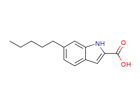 6-pentyl-1H-indole-2-carboxylic acid