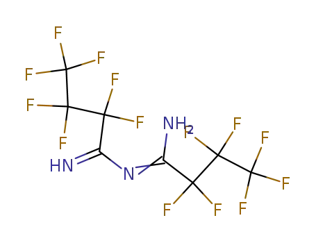 Molecular Structure of 648-13-5 (N'-(HEPTAFLUOROBUTYRYLIMIDOYL)-HEPTAFLUOROBUTYLAMIDINE)