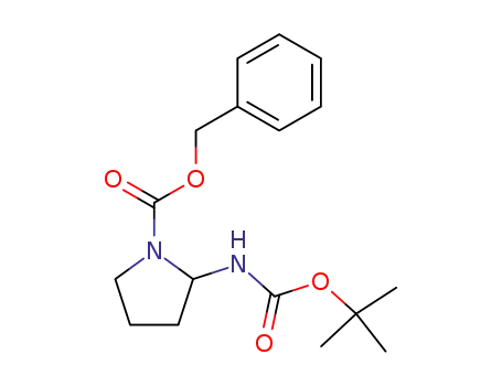 1-Pyrrolidinecarboxylic acid, 2-[[(1,1-dimethylethoxy)carbonyl]amino]-,
phenylmethyl ester