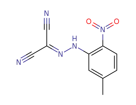 Molecular Structure of 64691-88-9 ([(5-methyl-2-nitrophenyl)hydrazono]propanedinitrile)
