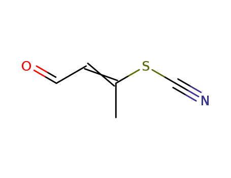 Thiocyanic acid, 1-methyl-3-oxo-1-propenyl ester