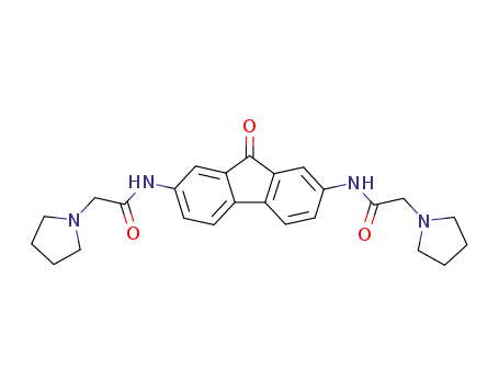 N,N'-(9-Oxo-9H-fluorene-2,7-diyl)bis[1-pyrrolidineacetamide]