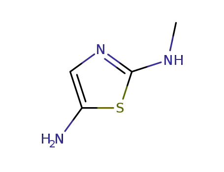 2,5-Thiazolediamine,N2-methyl-(9CI)