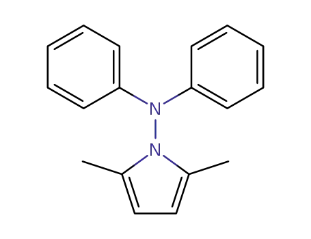 Molecular Structure of 6951-90-2 (2,5-dimethyl-N,N-diphenyl-1H-pyrrol-1-amine)