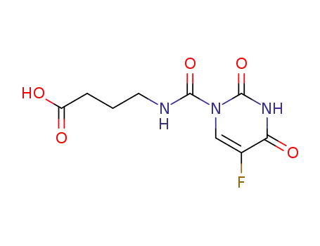 Molecular Structure of 69519-16-0 (1-(3-carboxypropylcarbamoyl)-5-fluorouracil)