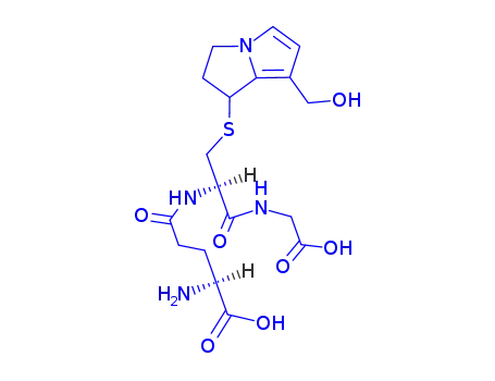 Molecular Structure of 64660-86-2 (glutathione-dehydroretronecine conjugate)