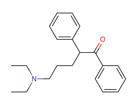 Molecular Structure of 69494-09-3 (δ-Diethylamino-α-phenylvalerophenone)