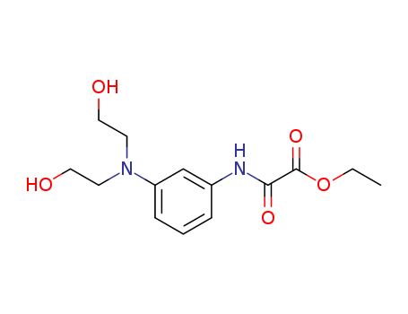 Acetic acid,2-[[3-[bis(2-hydroxyethyl)amino]phenyl]amino]-2-oxo-, ethyl ester cas  6951-46-8