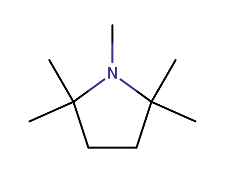 Molecular Structure of 6496-56-6 (1,2,2,5,5-pentamethylpyrrolidine)