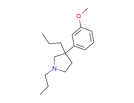 Pyrrolidine,3-(3-methoxyphenyl)-1,3-dipropyl-