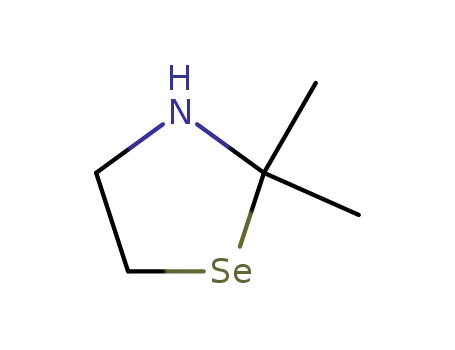 Molecular Structure of 6474-13-1 (2,2-dimethyl-1,3-selenazolidine)