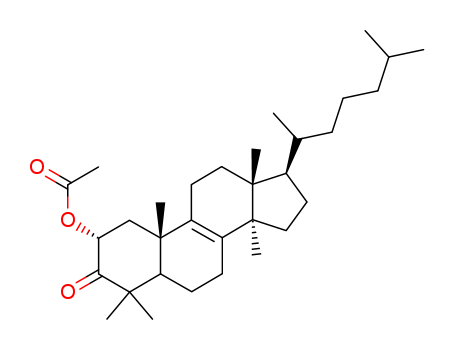 Lanost-8-en-3-one,2a-hydroxy-, acetate (7CI,8CI)