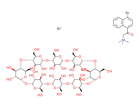 C<sub>48</sub>H<sub>80</sub>O<sub>40</sub>*C<sub>15</sub>H<sub>17</sub>BrNO<sup>(1+)</sup>*Br<sup>(1-)</sup>