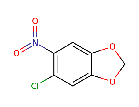 Molecular Structure of 7748-57-4 (5-chloro-6-nitro-benzo[1,3]dioxole)