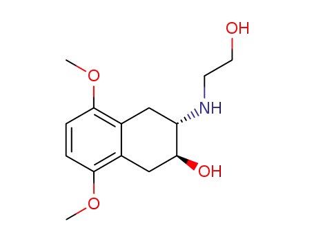 5,8-Dimethoxy-2-(2-hydroxyethyl)amino-3-hydroxy-1,2,3,4-tetrahydronaphthalene