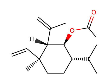Acetic acid (1S,2S,3S,6S)-2-isopropenyl-6-isopropyl-3-methyl-3-vinyl-cyclohexyl ester