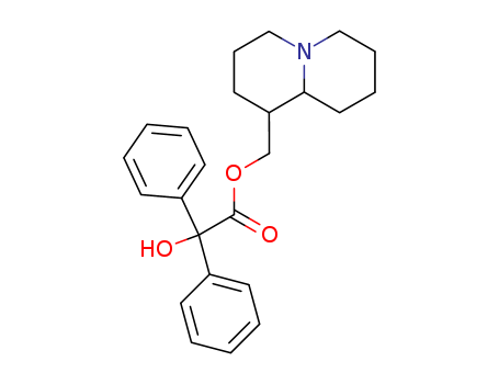 Benzeneacetic acid, a-hydroxy-a-phenyl-,(octahydro-2H-quinolizin-1-yl)methyl ester cas  64939-69-1
