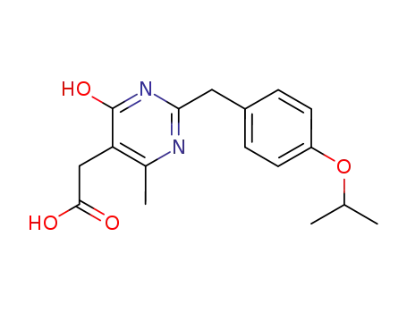 {6-methyl-4-oxo-2-[4-(propan-2-yloxy)benzyl]-1,4-dihydropyrimidin-5-yl}acetic acid