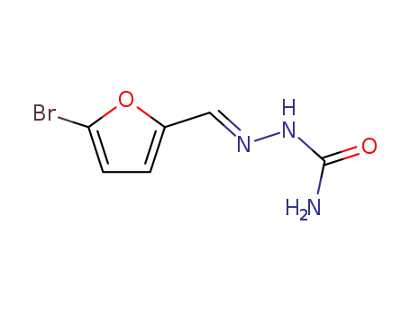 Molecular Structure of 6935-76-8 (5-bromofuran-2-carbaldehyde semicarbazone)