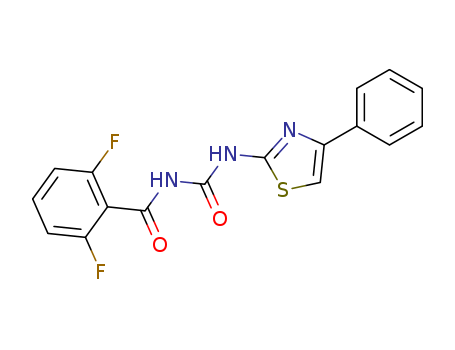 Benzamide,2,6-difluoro-N-[[(4-phenyl-2-thiazolyl)amino]carbonyl]- cas  64862-14-2